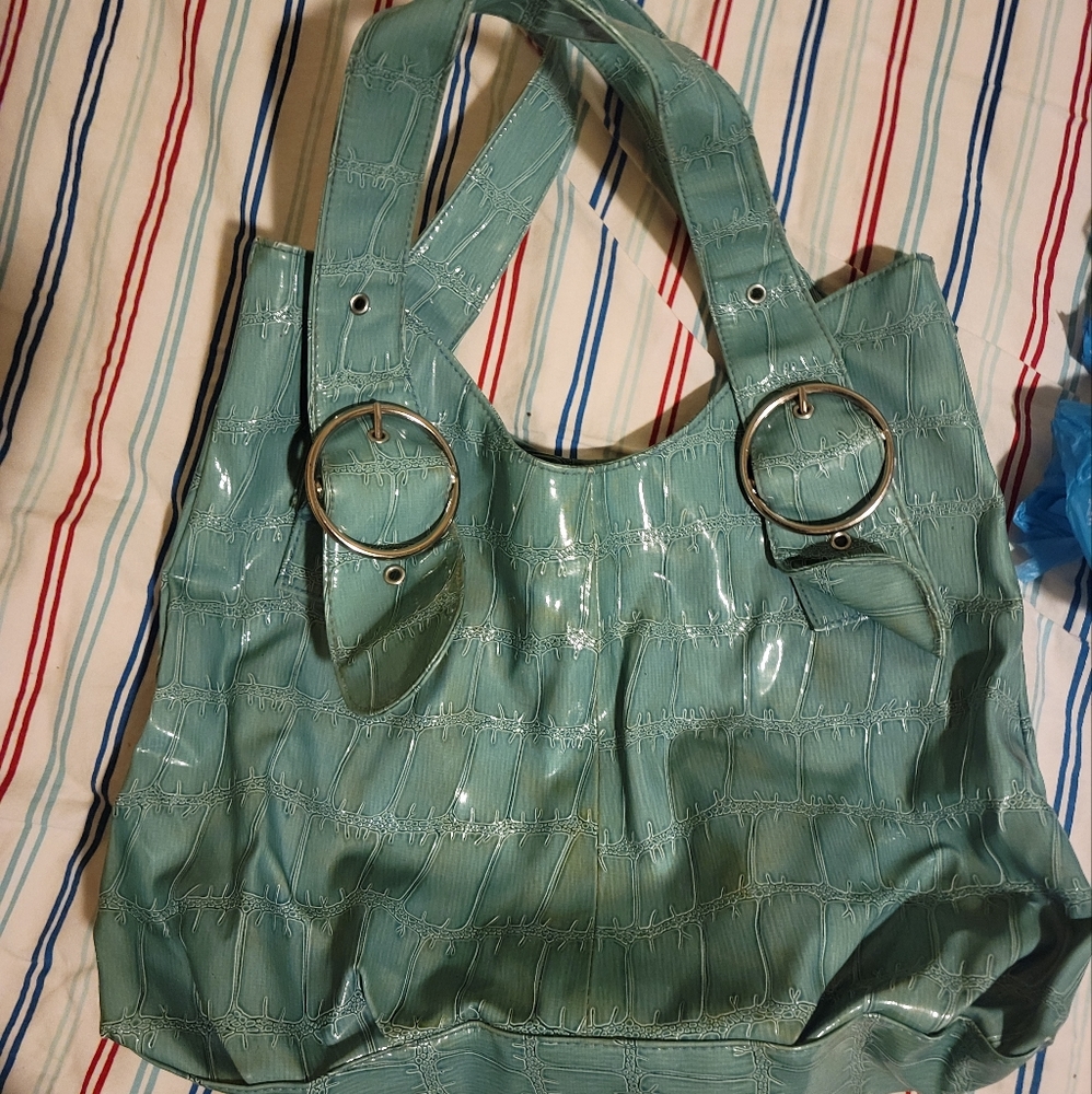 Light Blue Chateau Tote/Purse